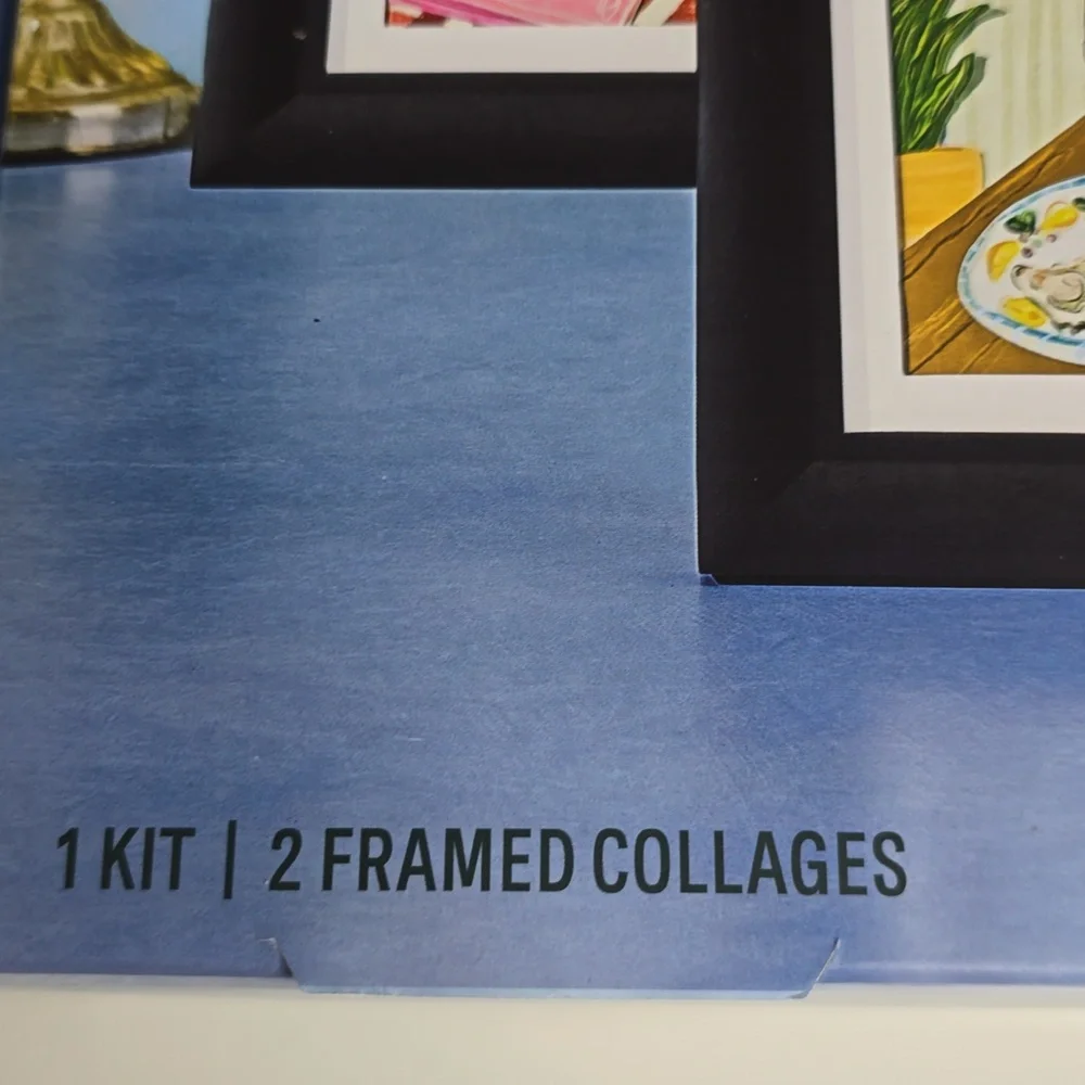 Collage Art Kit - Black Frames Lifelines